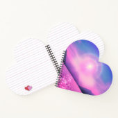 Light on the Water Heart-shaped Notebook Notitieboek (Binnen)