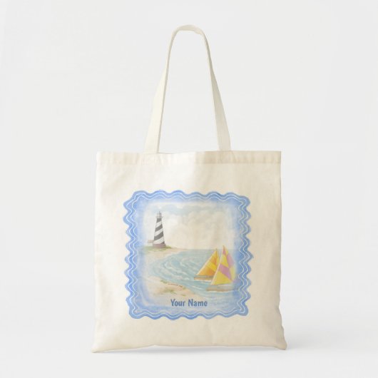Light One Lighthouse-tas Tote Bag (Voorkant)
