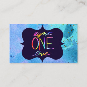 Light One Love Spiritueel Business Card Visitekaartje