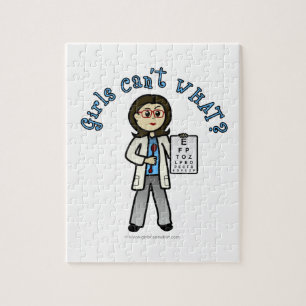 Light Optometrist Girl Legpuzzel
