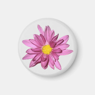 Light Paars Gerbera Magnet Magneet