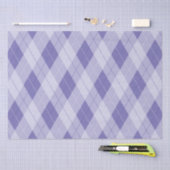 Light Paars Lavender Lila Argyle Patroon Tissuepapier (Craft)