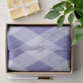 Light Paars Lavender Lila Argyle Patroon Tissuepapier (Geschenk)