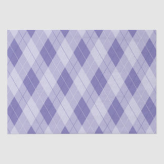 Light Paars Lavender Lila Argyle Patroon Tissuepapier