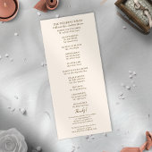 Light Peach Monogram Weddenschappen-programma