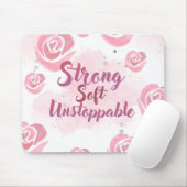 Light Pink feminine Mouse pad Muismat (Met muis)