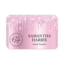 Light Pink Glitter Drips Shimmer