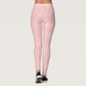 light pink leggings with tie-dye design (Dos)