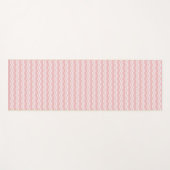 Light Pink Waves Pattern Yoga Mat (Voorkant (horizontaal))
