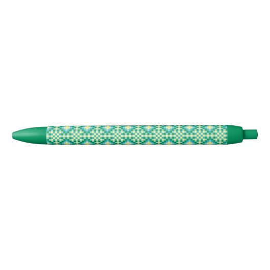 Light Pixel Patroon Zwarte Inkt Pen (Voorkant)