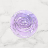 Light Purple and Silver Elegant Photo Confetti (Kleine voorkant)