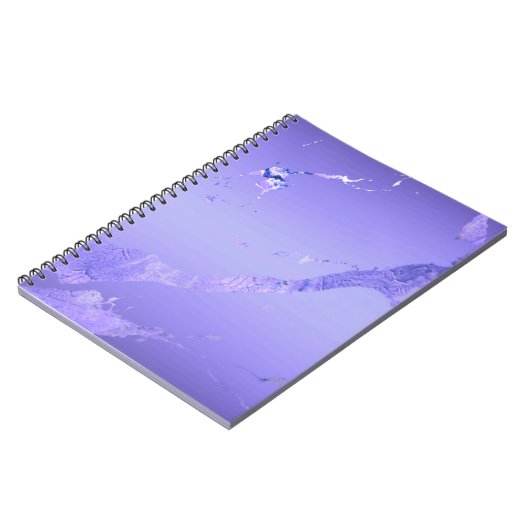 Light Purple with Metallic Accents Notebook Notitieboek (Linkerzijde)