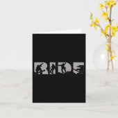 Light Ride Snowboard Cool Ride Snowboarder Snowboa Kaart (Gele Bloem)