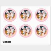 Light Rose Meilleur Sticker pour les amis pour tou (Feuille)