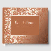 Light Rust Foil Livre d'or Photo Livre d'or Textur (Recto)