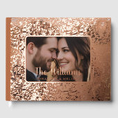 Light Rust Foil Livre d'or Photo Livre d'or Textur (Recto)