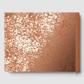 Light Rust Folie Gastboek Foto Gastboek Textuur Gastenboek (Achterkant)
