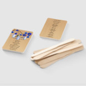 Light Rustic Blue Floral Mason Jars Wedding Handwaaier (Niet-gemonteerd)