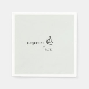 Light Sage duimt gepersonaliseerde cocktail op Servet