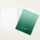 Light sarcelle Chasseur Vert Ombre Courbe Volute N (Devant avec enveloppe)