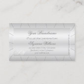Light Silver met diamanten en Monogram Luxurous Visitekaartje (Achterkant)