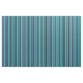 Light Sky Blue, Black & Dark Cyan Pattern Stof (Fat Quarter)