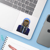 Light_Skylar Sticker (Laptop met iPhone)