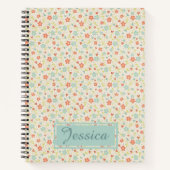 Light Spring Busy Floral - Aangepast Notitieboek (Voorkant)