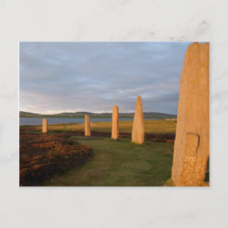 Light Stone Sunset Briefkaart