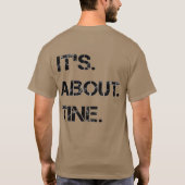 Light Tan "About Tine" logo T-shirt (Achterkant)