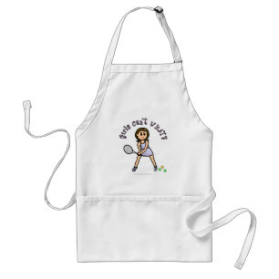 Light Tennis Player Girl Standaard Schort
