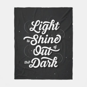 Light to Shine Fleece Blanket (medium) Deken