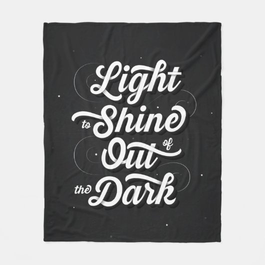 Light to Shine Fleece Blanket (medium) Deken (Voorkant)