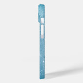 Light Turquoise Abstract Ice Case-Mate iPhone Case (Achterkant / Links)