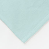 Light Turquoise Fleece Blanket Deken (Hoek)