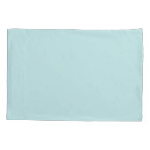 Light Turquoise Fleece Kussensloop (Achterkant)