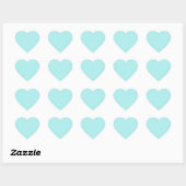 Light Turquoise Hart Sticker (Vel)