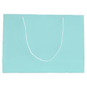 Light Turquoise Large Gift Bag Cadeautasje (Achterkant)