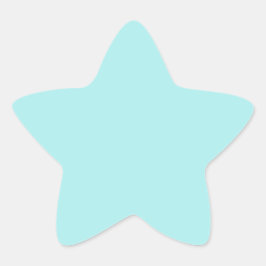 Light Turquoise Ster Sticker
