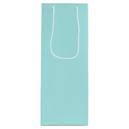 Light Turquoise Wine Gift Bag Wijn Cadeautas