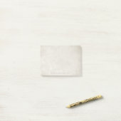 Light Umber Brown Urban Grunge Post-it® Notes (Op bureau)
