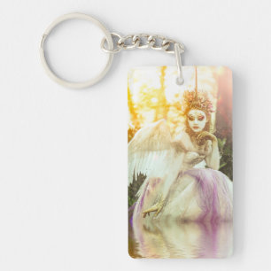 Light Unicorn Sleutelhanger