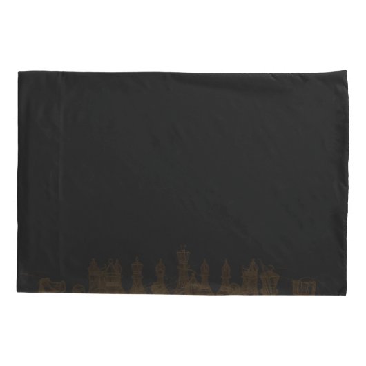 Light Up Chess Kussensloop – Glow Design (Achterkant)