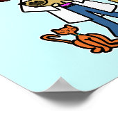 Light Veterinarian Girl Poster (Hoek)