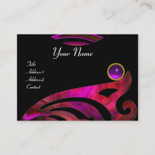 LIGHT VORTEX AMETHYST roze geel zwart rood violet Visitekaartje