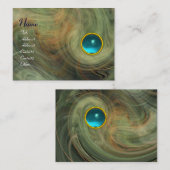 LIGHT VORTEX AQUAMARINE blue yellow grijs Visitekaartje (Voorkant / Achterkant)