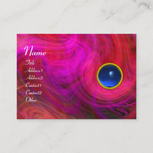 LIGHT VORTEX BLUE SAPPHIRE paarse rood geel Visitekaartje