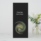 LIGHT VORTEX heldergeel wit zwart Kaart (Staand voorkant)