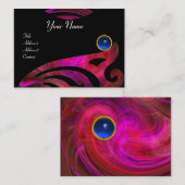 LIGHT VORTEX SAPPHIRE blauw roze rood violet Visitekaartje (Voorkant / Achterkant)