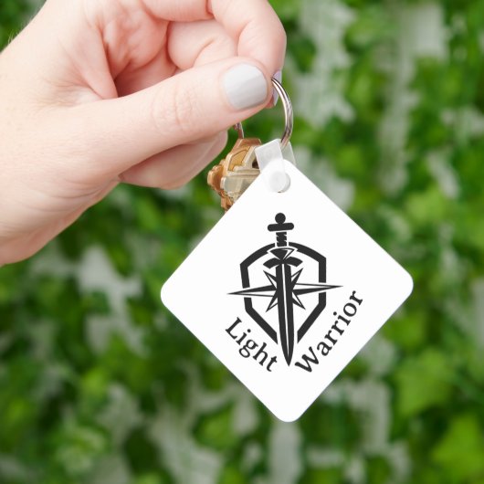 Light Warrior Sword And Shield Sleutelhanger (Hand)